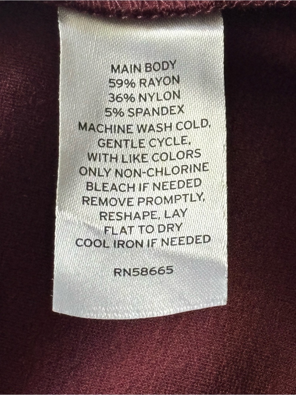 Nordstrom Burgundy Mock Neck Short Sleeve Maxi Dress Size S - Picture 6 of 6